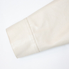 New minimalist and versatile single breasted PU leather jacket