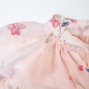 New printed round neck short sleeved dress