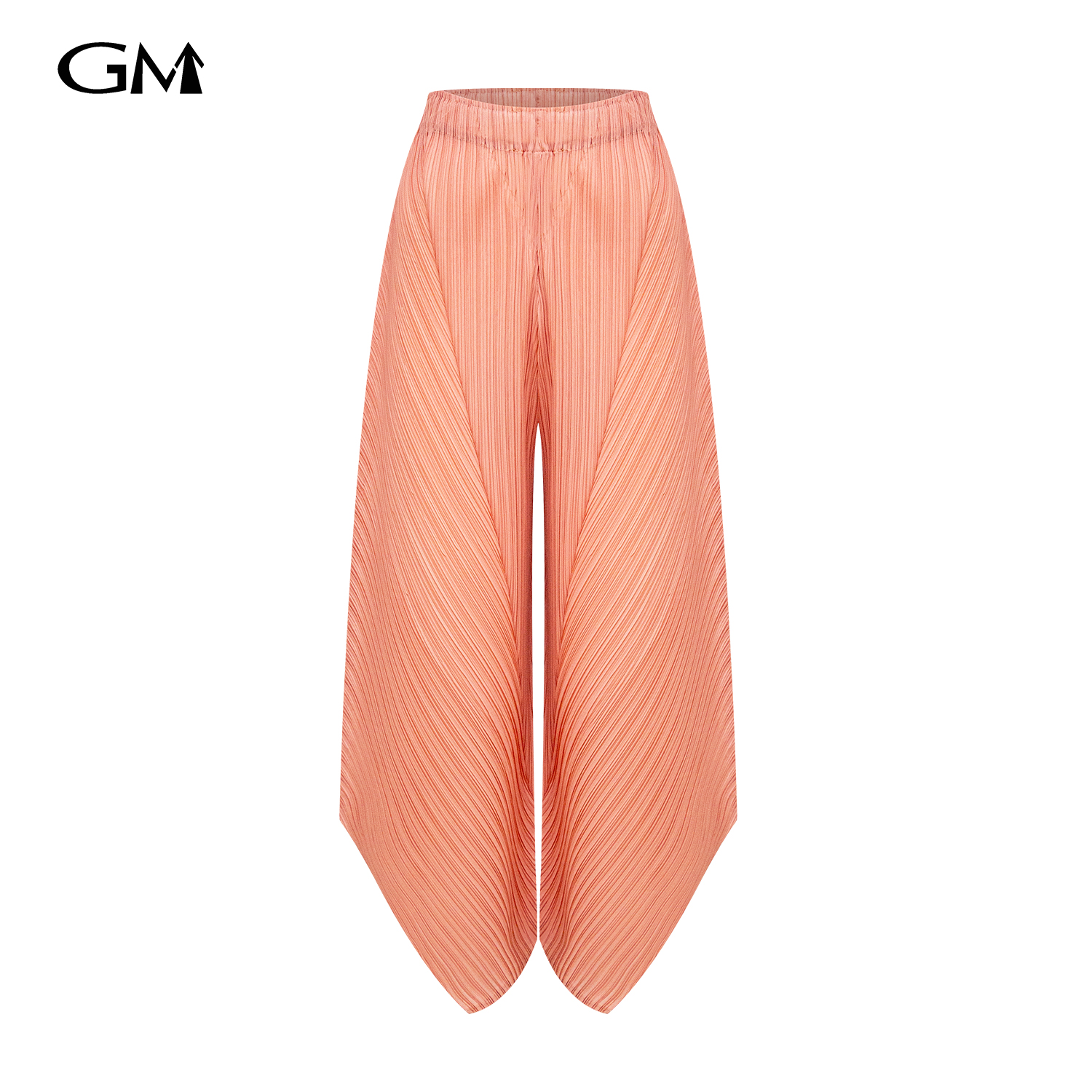 New solid color V-neck two-piece set
