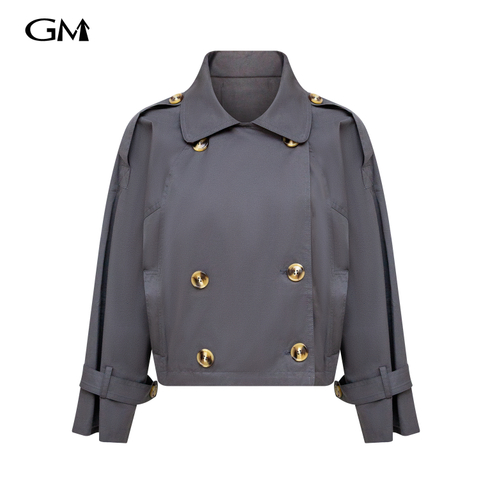 New solid color short windbreaker