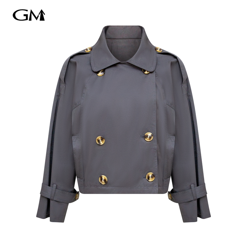 New solid color short windbreaker