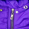 New hooded purple cotton jacket