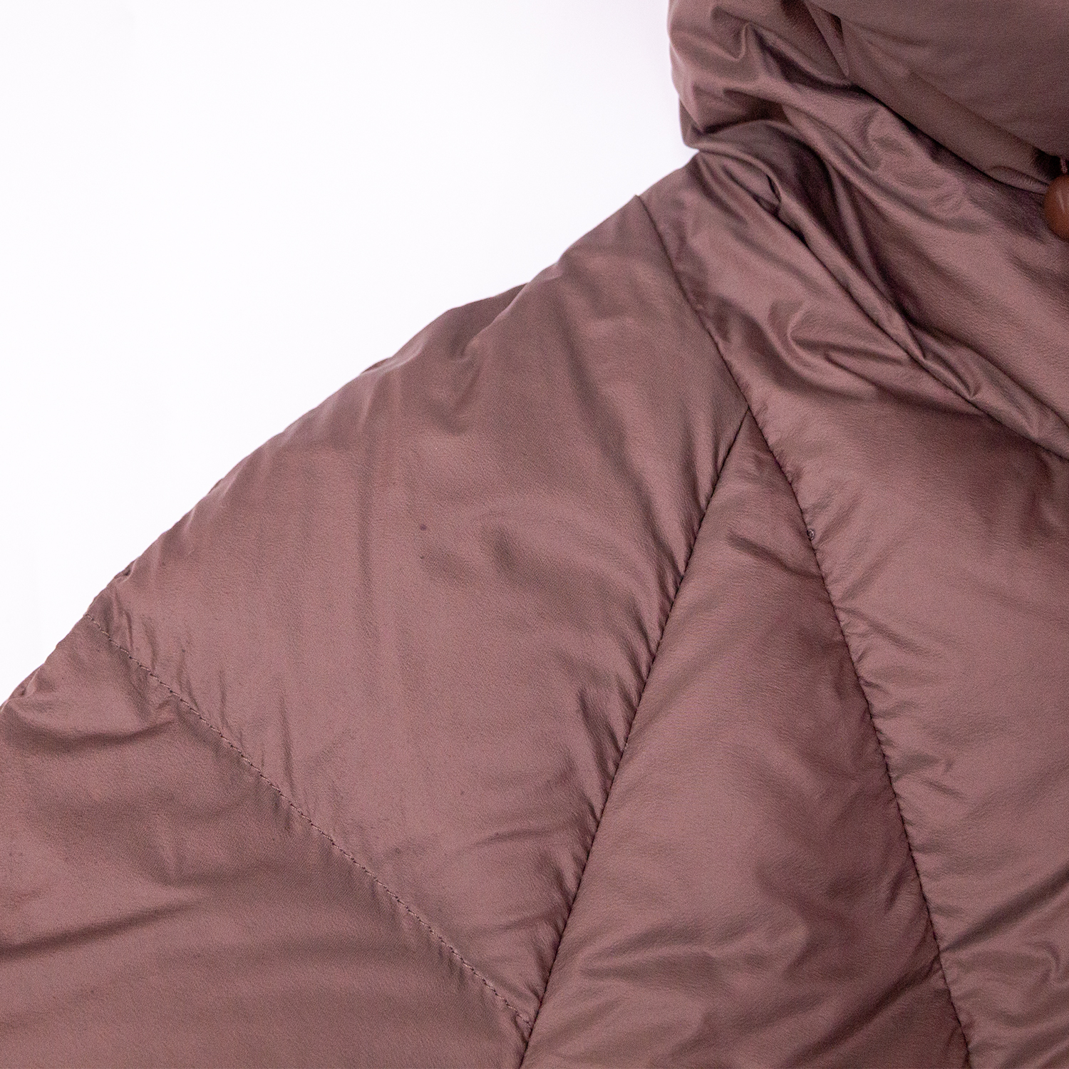 Fashionable solid color long down jacket