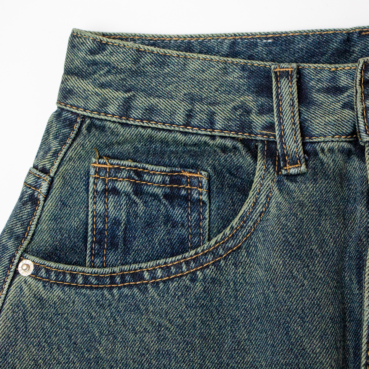 New A-line denim skirt