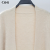 New women's mid length knitted cardigan