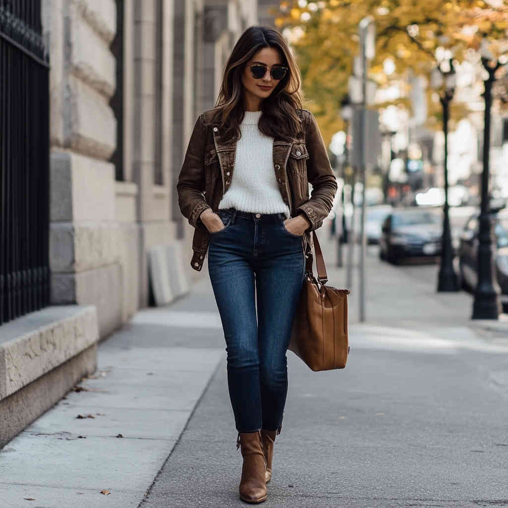 Dark Wash Jeans Outfit