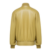 Fashionable solid color simple stand up collar zipper jacket