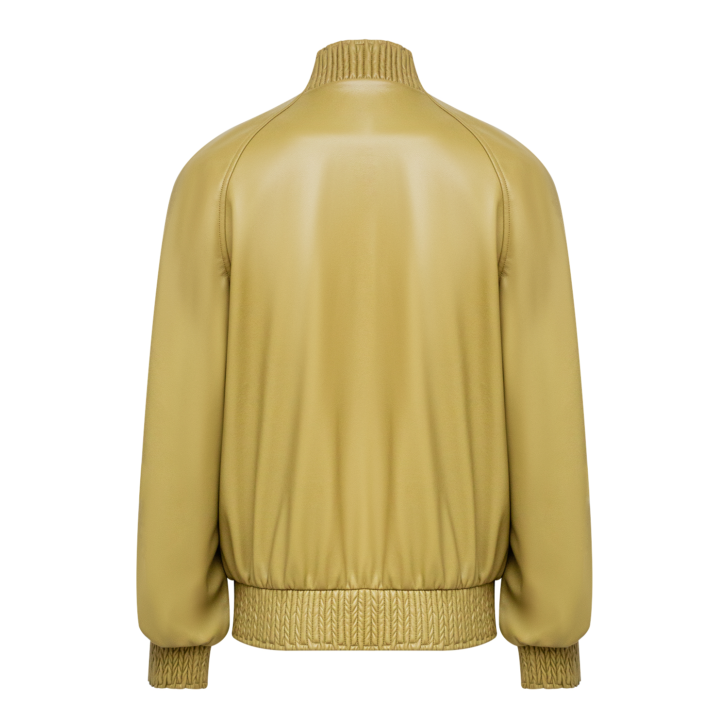 Fashionable solid color simple stand up collar zipper jacket