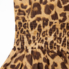 New leopard print V-neck dress