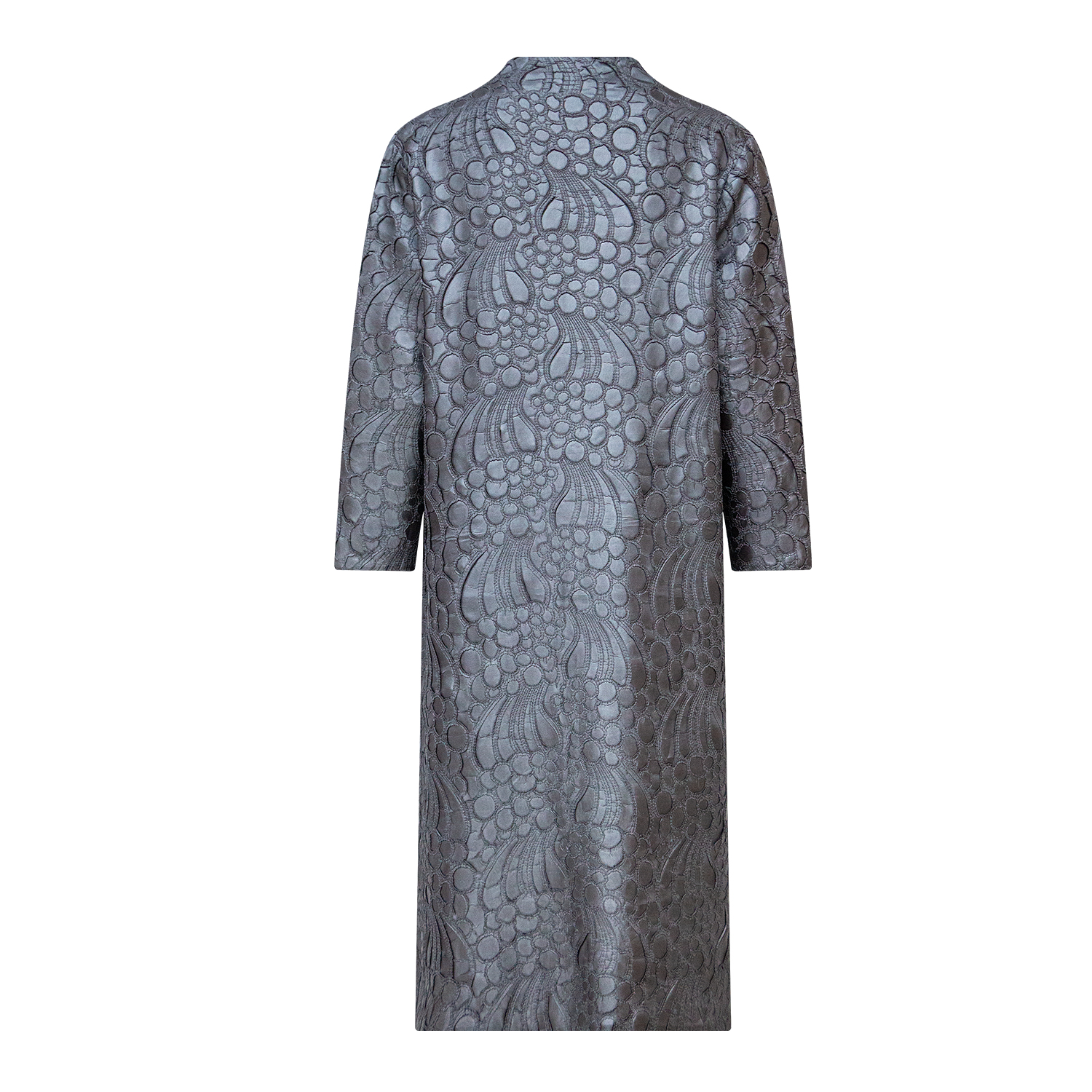 Grey mid length cardigan jacket