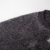 New gray vase printed pullover knitted top