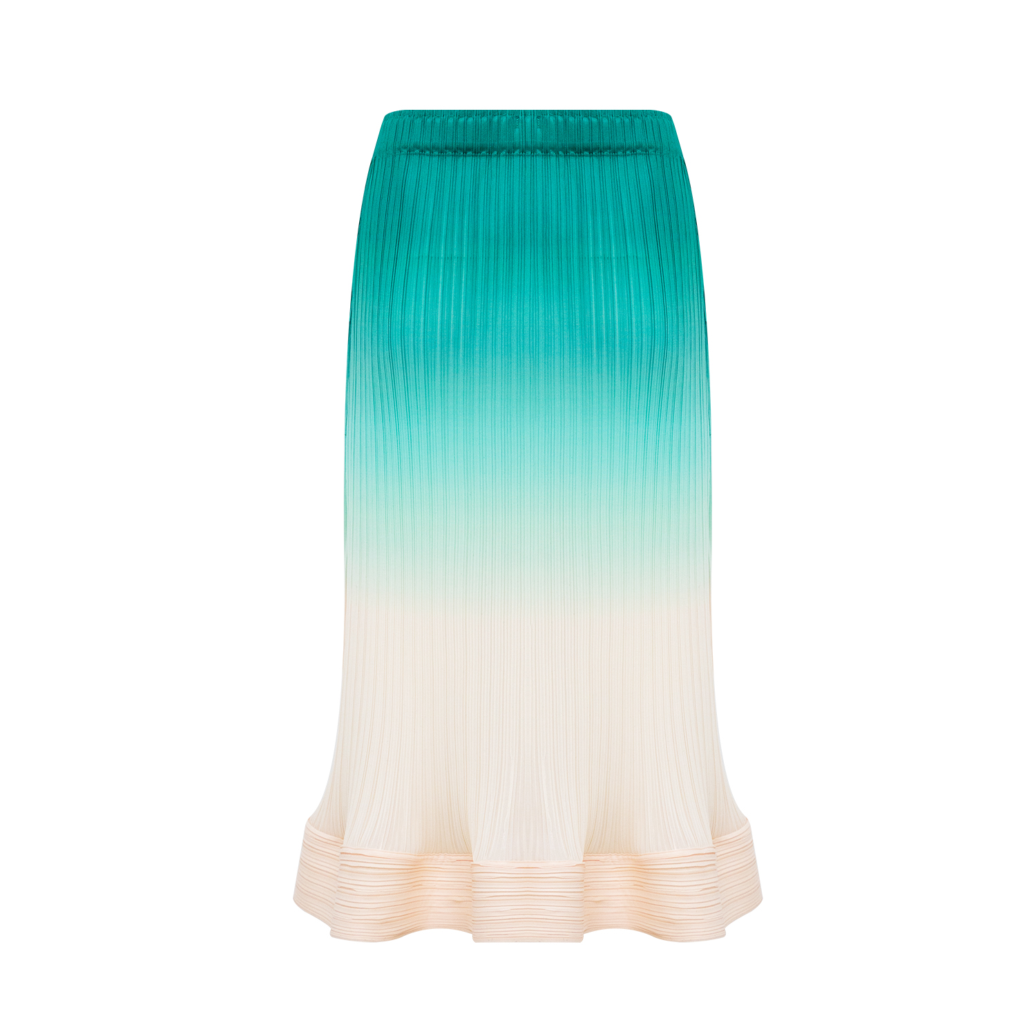 New round neck gradient two-piece set