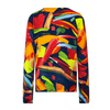 New Graffiti V-neck Knitted Top