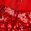 New solid color sequin dress
