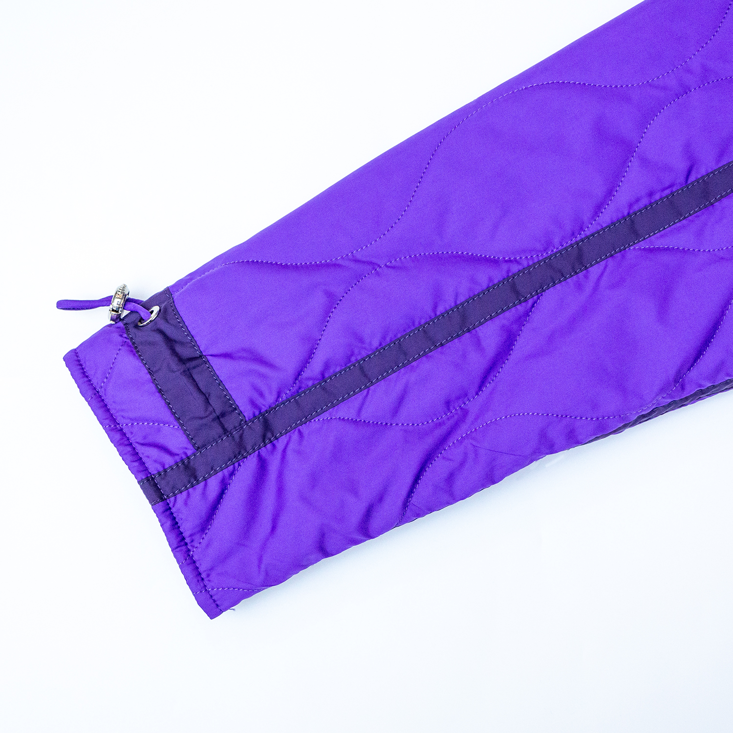 New hooded purple cotton jacket
