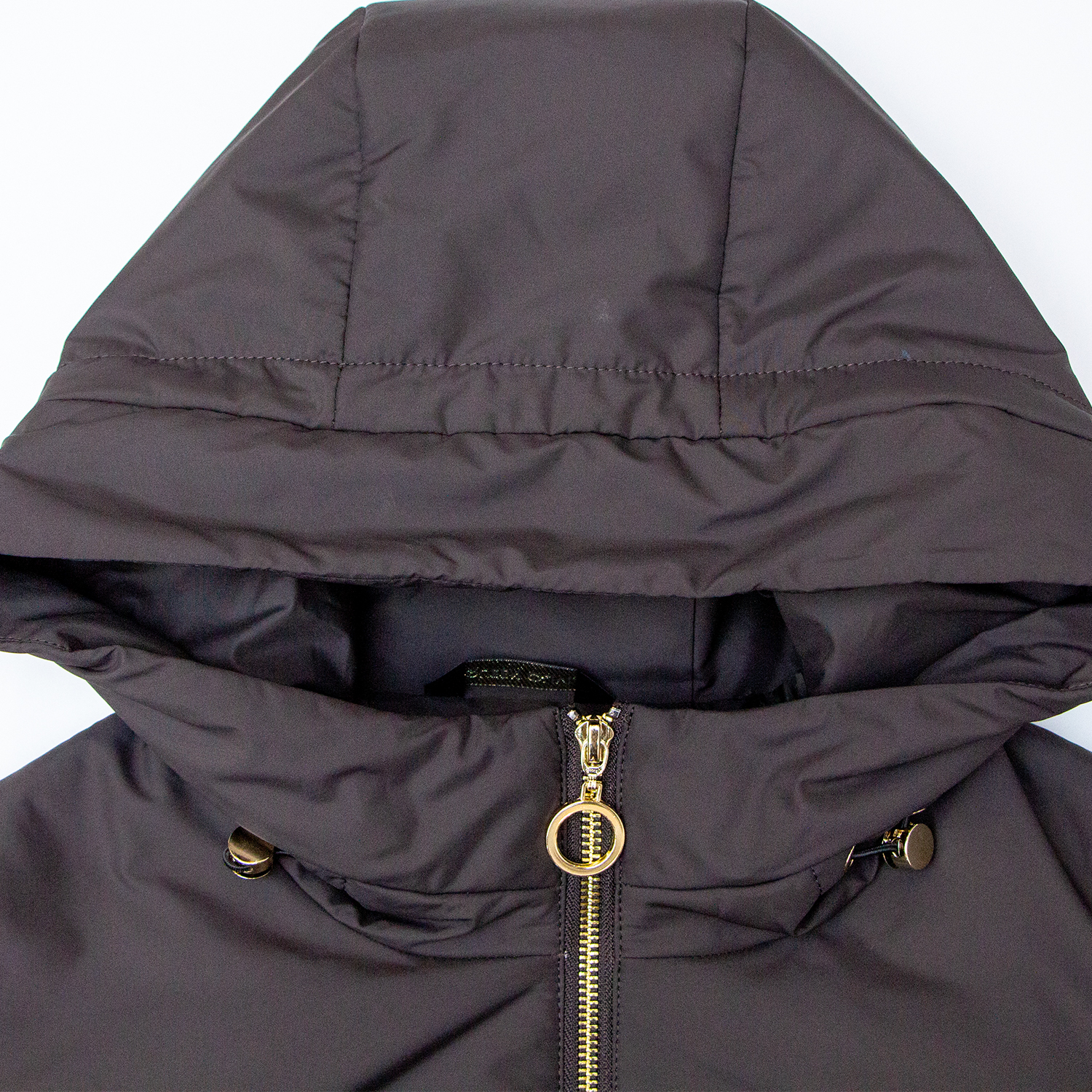 New hooded waist cinching slimming cotton jacket