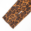 New leopard print zipper jacket