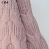 korean version loose medium length knitting cardigan