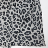 Fashionable waist hugging leopard print dress