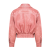 New solid color V-neck zipper jacket
