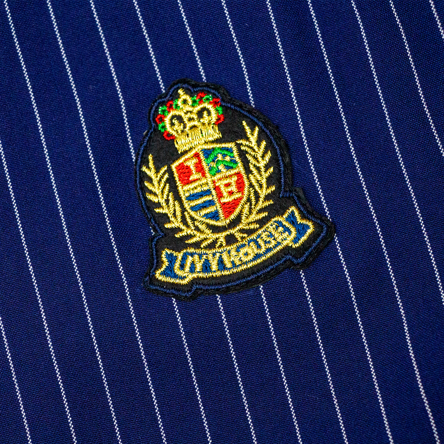 New college style striped V-neck dress
