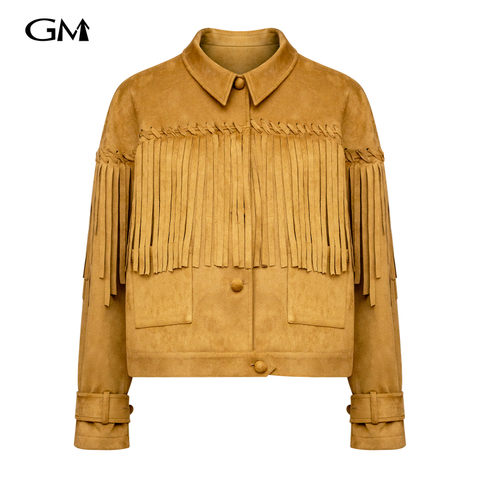 Fashionable and versatile tassel jacket