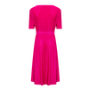 New Rose Red V-neck Dress