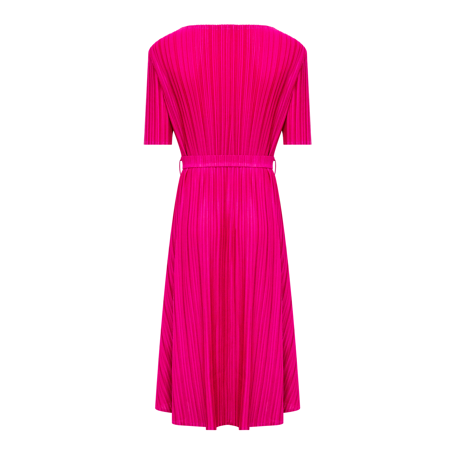 New Rose Red V-neck Dress