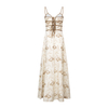 New 3D Embroidered Strap Dress