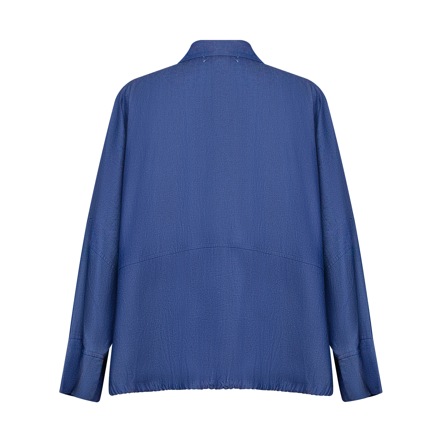 New zipper solid color denim jacket