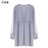 Fashion New Solid V-Neck Dress