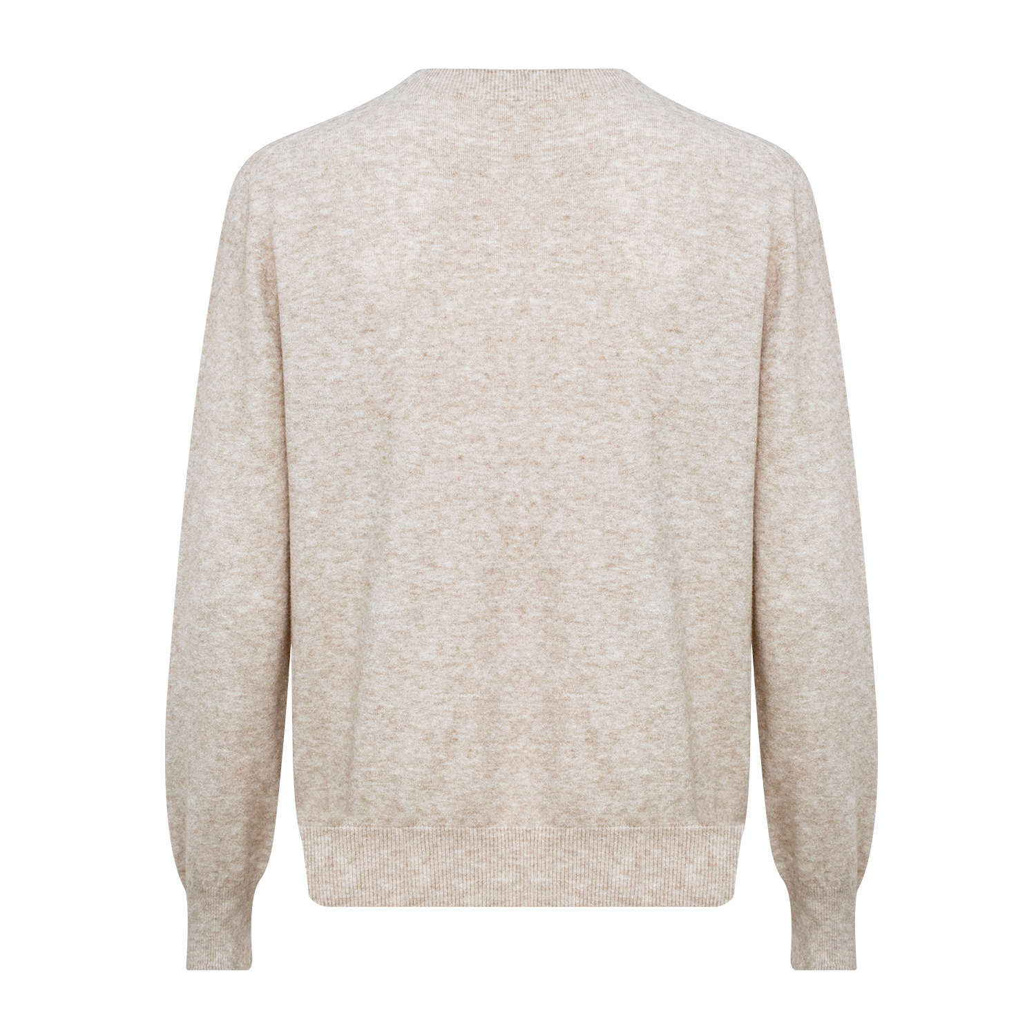 New Apricot Round Neck Woolen Sweater