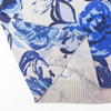 New Blue Flower Printed Knitted Top