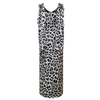 Fashionable leopard print slim fit dress