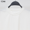 Summer Off Shoulder White Round Neck T-shirt