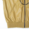 Fashionable solid color simple stand up collar zipper jacket