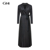 New V-neck suit long dress
