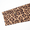 New leopard print medium length trench coat