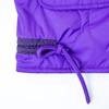 New hooded purple cotton jacket