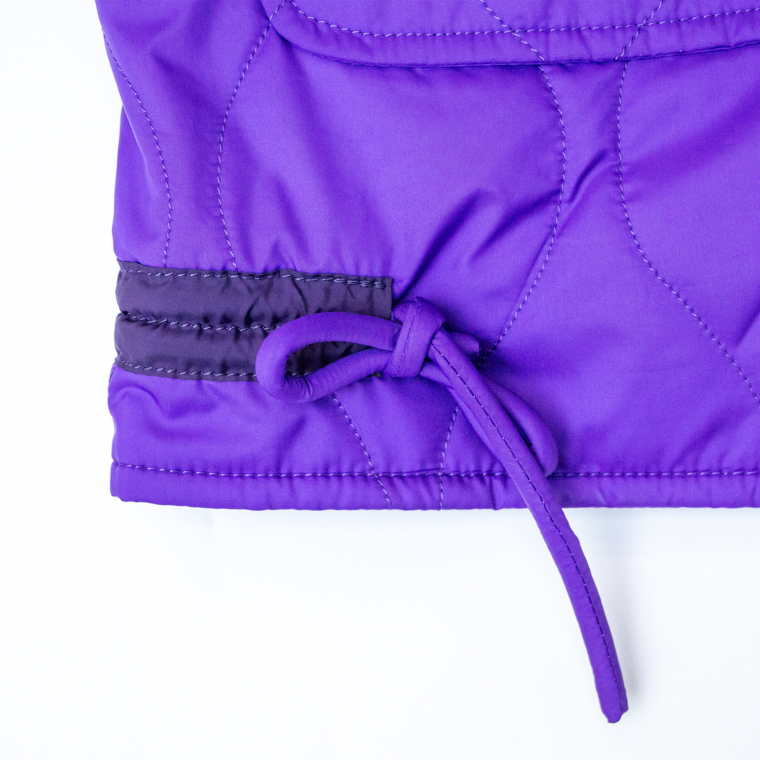 New hooded purple cotton jacket