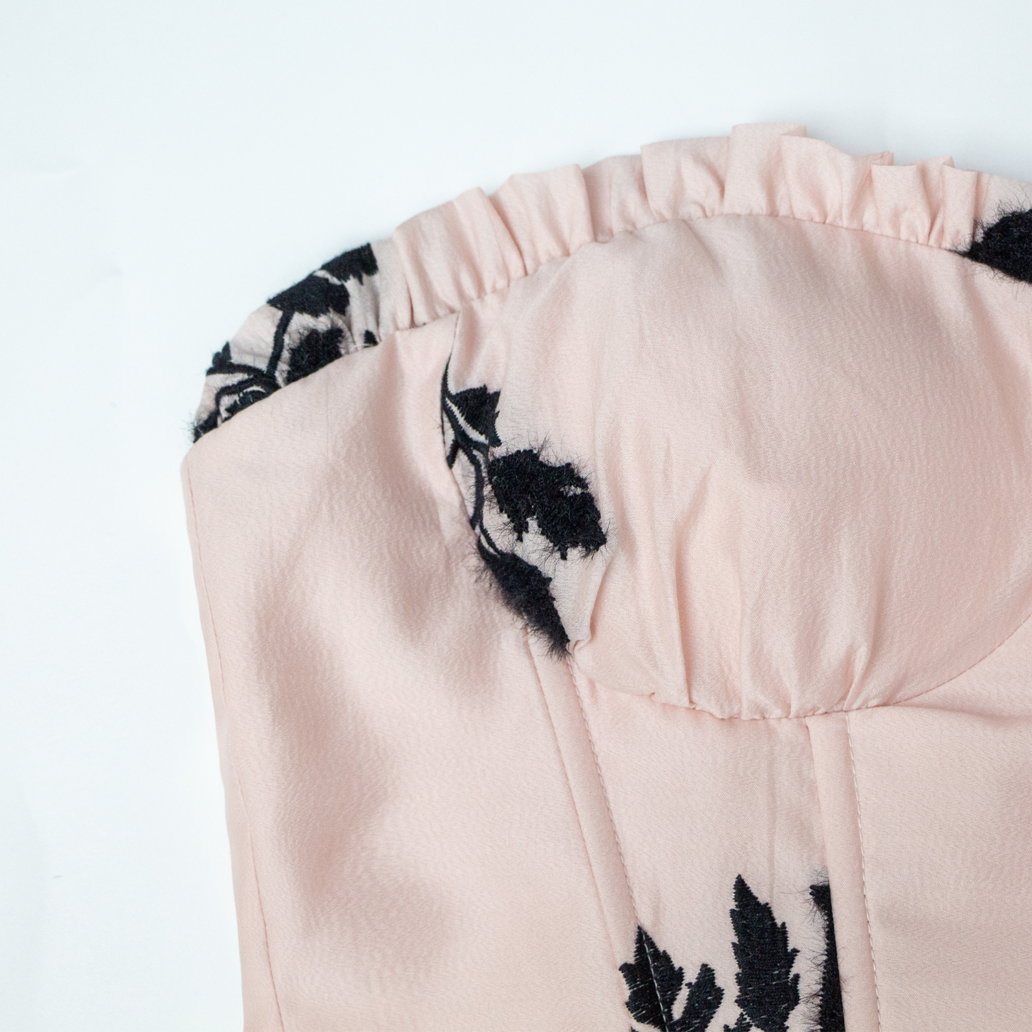 New strapless jumpsuit short skirt