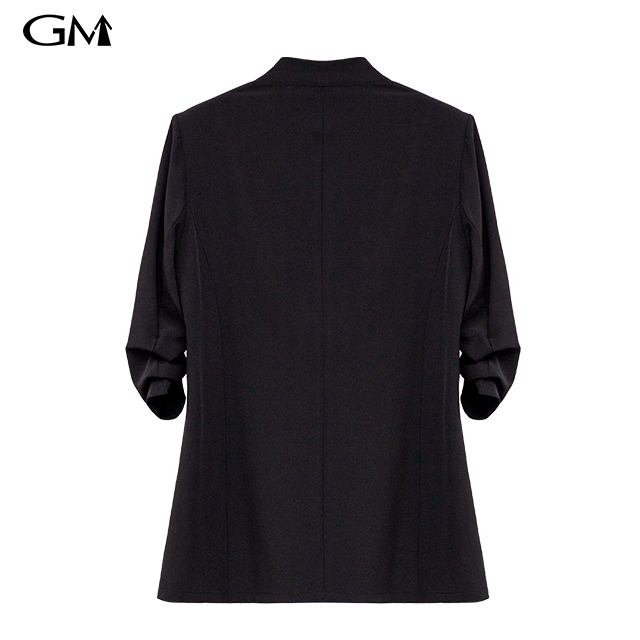 Fashion Women's Simple Slim Fit Medium Sleeve Small Suit Coat