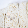 New sequined knitted cardigan sweater