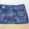 New denim splicing slim fit pants