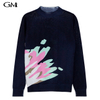 Autumn New Colorful Printed Knitted Top