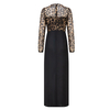 Round neck leopard print dress