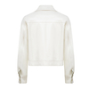 New minimalist and versatile single breasted PU leather jacket