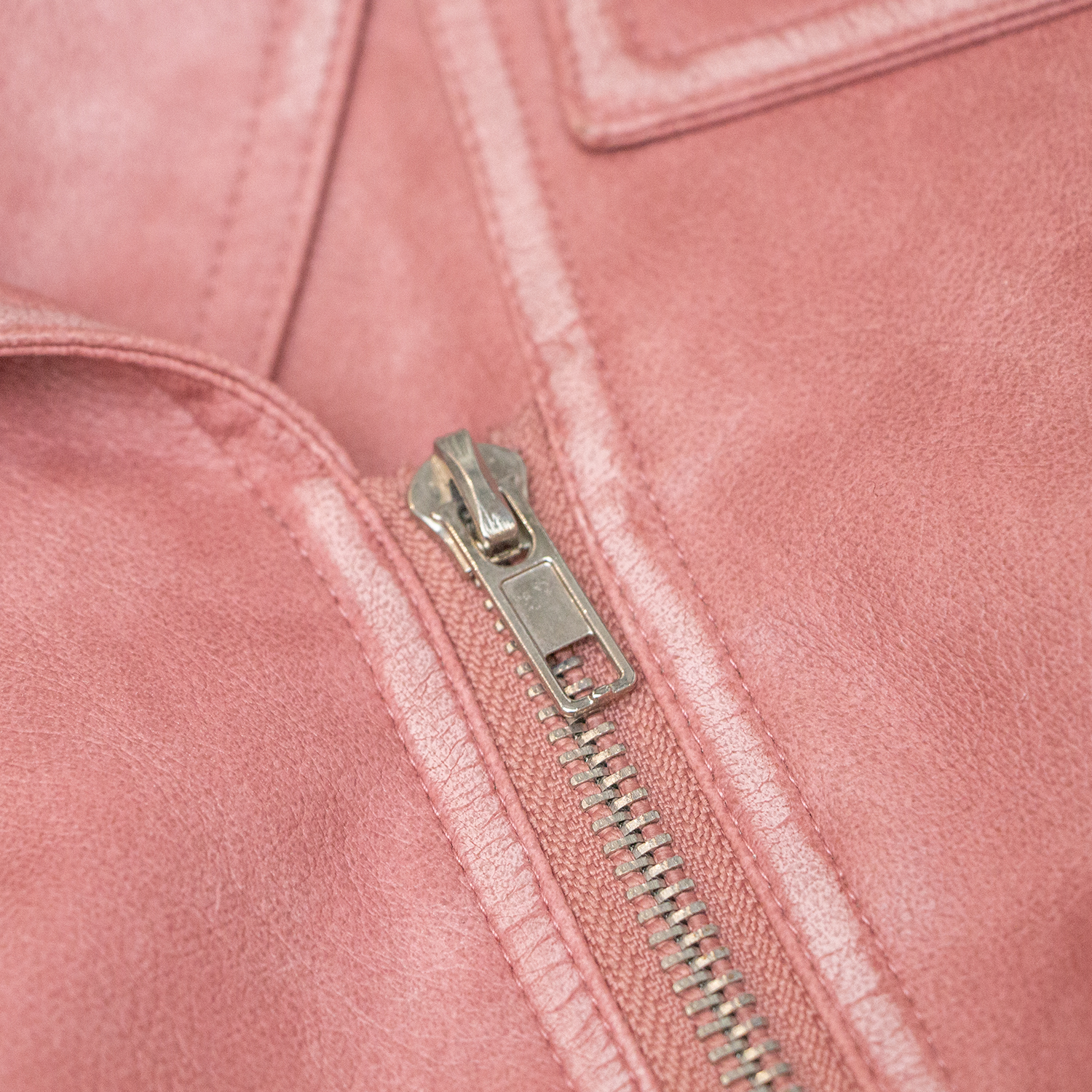 New solid color V-neck zipper jacket