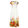 New printed short sleeved slim fit dress