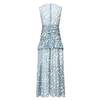 New floral print round neck dress
